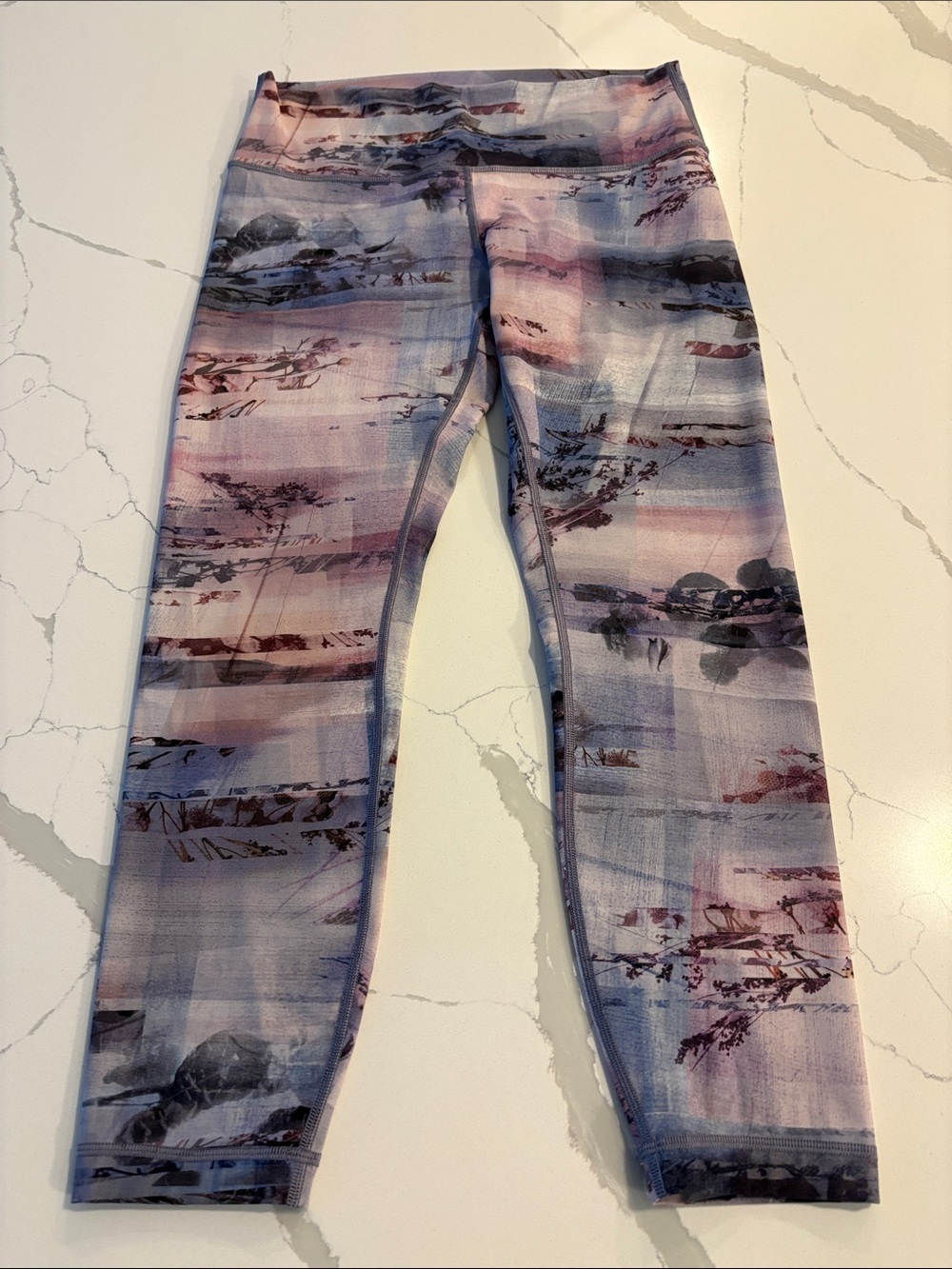 Lululemon Wunder Under High-Rise 7/8” Leggings ~ 10 ~ Sunrise Silhouette